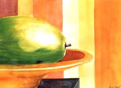 Melone, Aquarell (42x54cm)